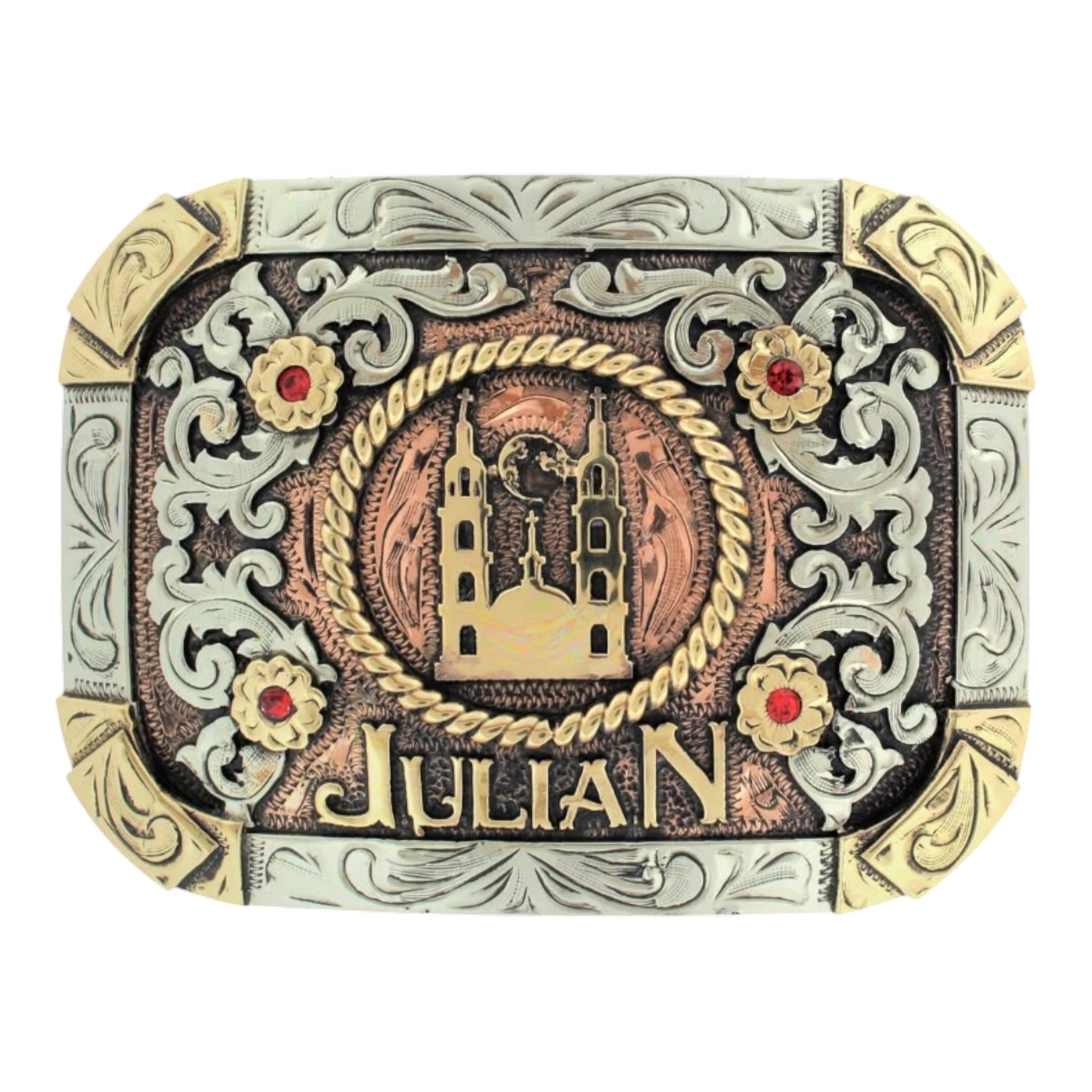 Modelo Dm268| Hebillas Vaqueras para Cinturón |   Envío a todo México