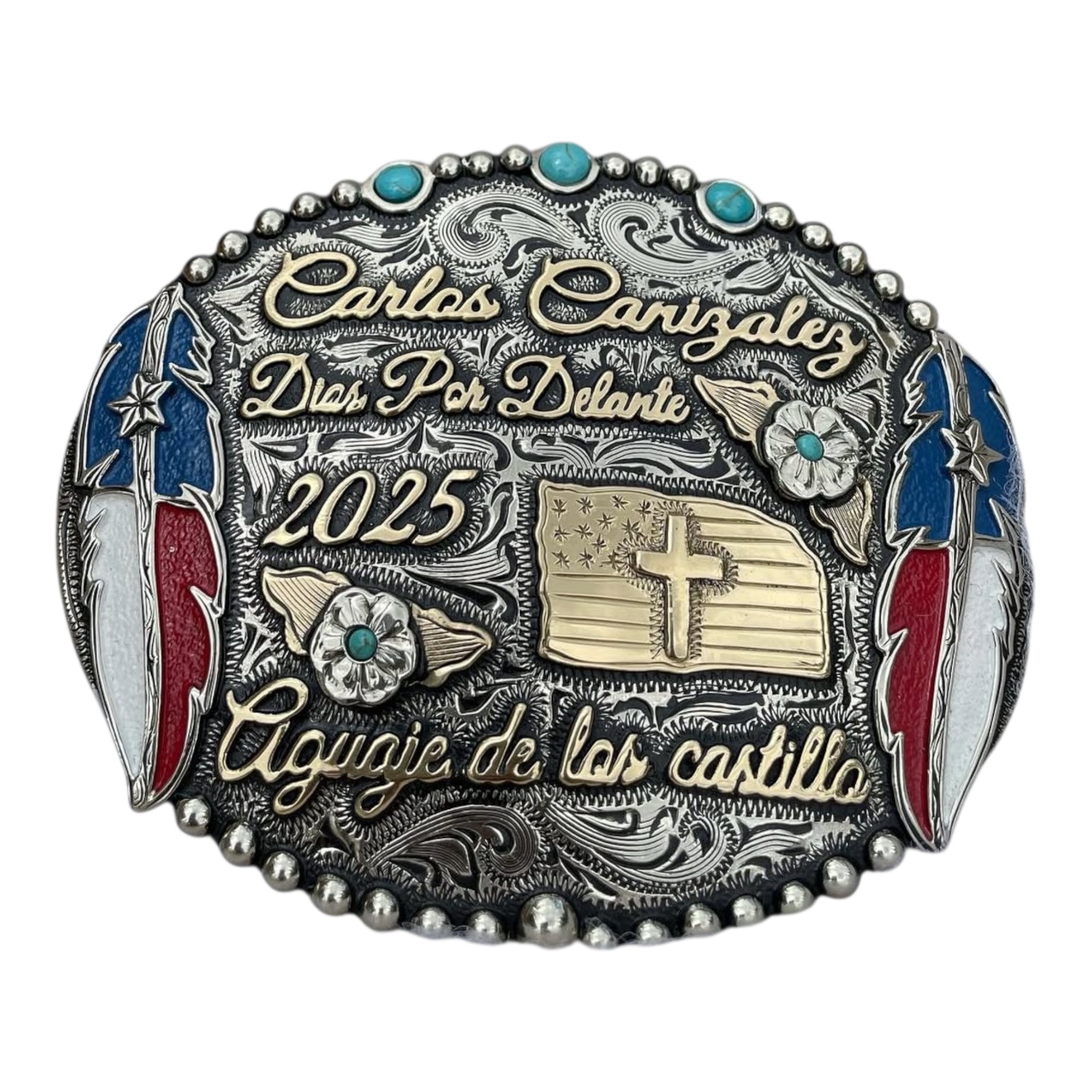 Modelo Dm289| Hebillas Vaqueras para Cinturón |   Envío a todo México