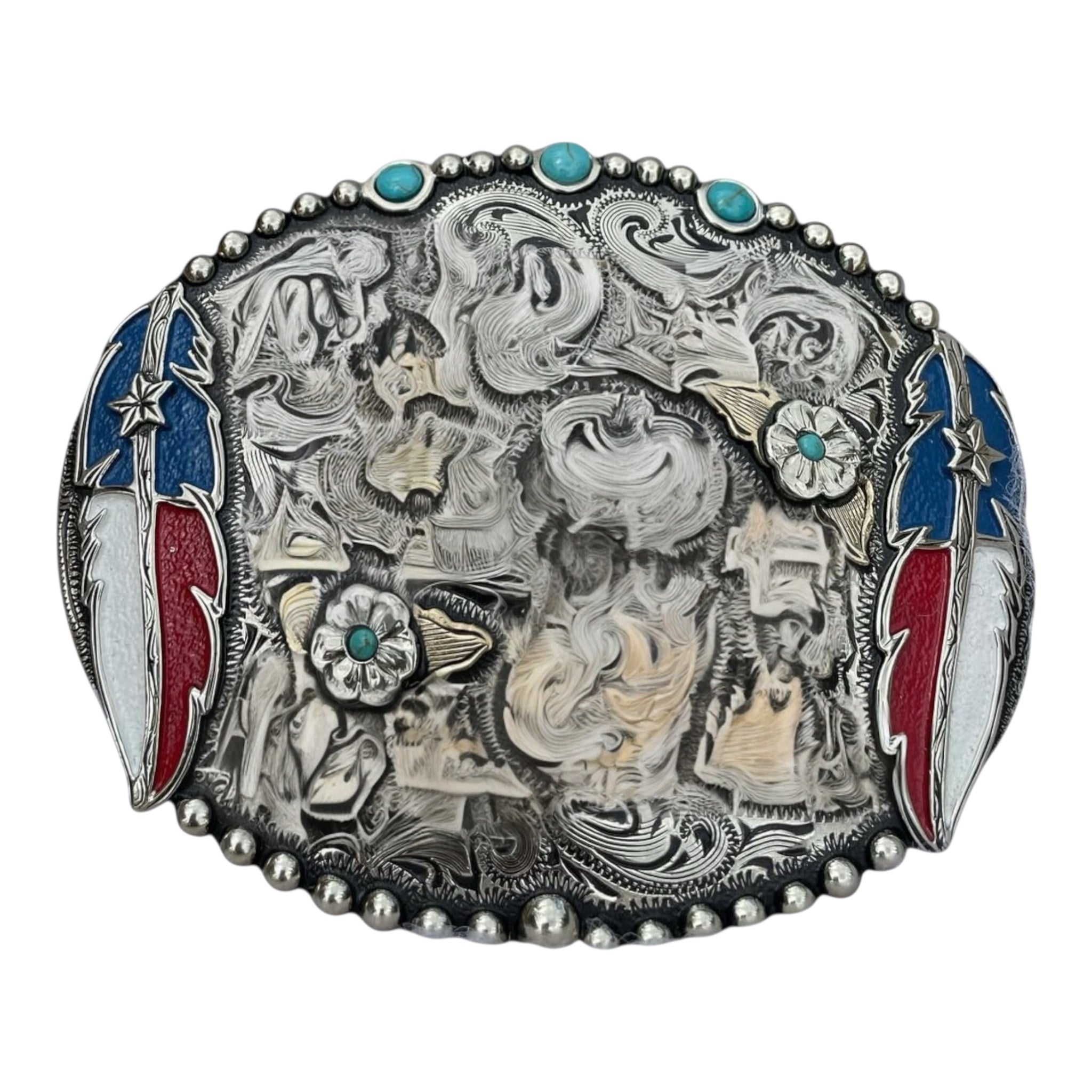 Modelo Dm289| Hebillas Vaqueras para Cinturón |   Envío a todo México